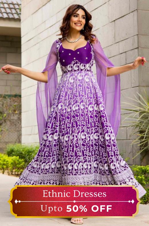 Ethnic frocks online shopping clearance