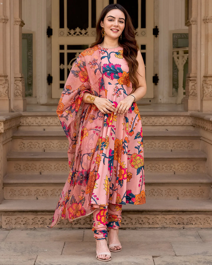 Pink-Muslin-Blush-Blossom-3-Piece-Anarkali-Set