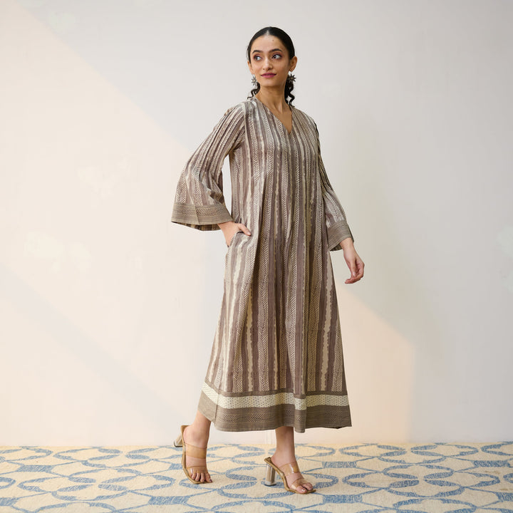 Grey-Cotton-Dabu-Inspired-Aline-Maxi-Dress