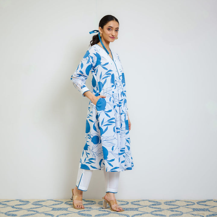 Blue-Cotton-Hand-Embroidered-2-Piece-Kurta-Set