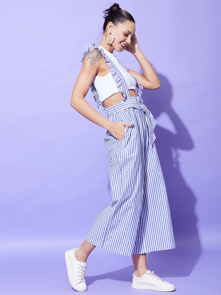 Blue-Cotton-Stripe-Pinafore-Dungaree-(T-Shirt-Not-Included)