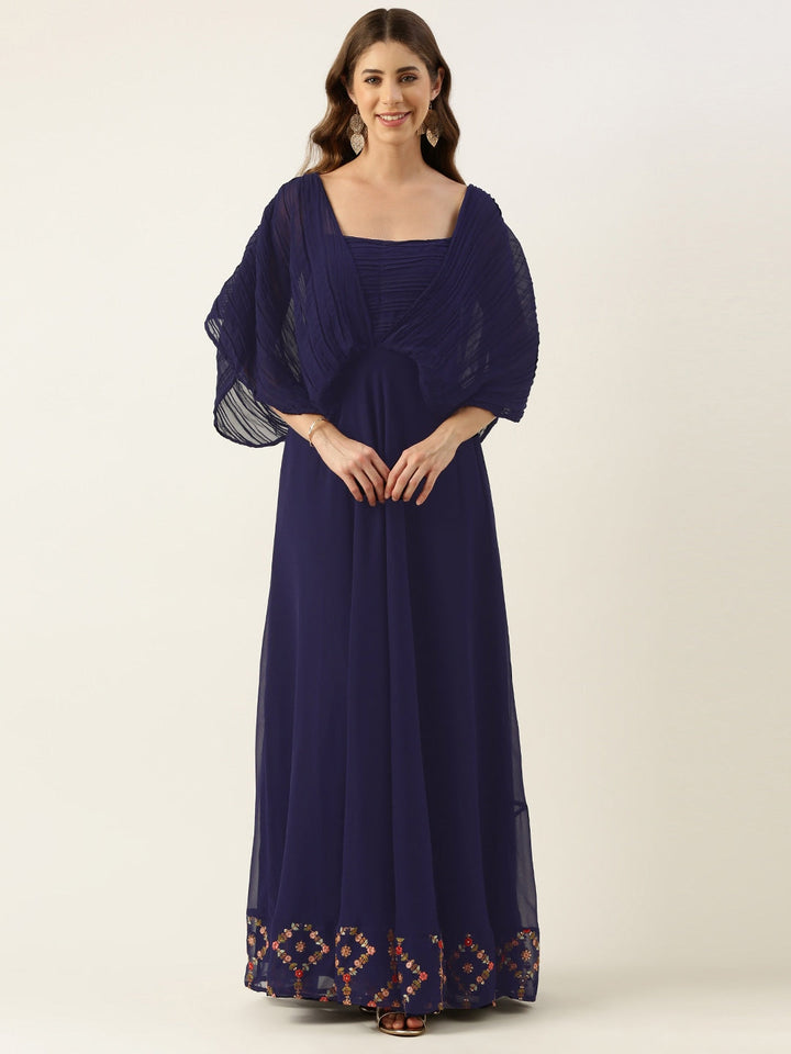 Blue-Embroidered-Gerogette-Gown