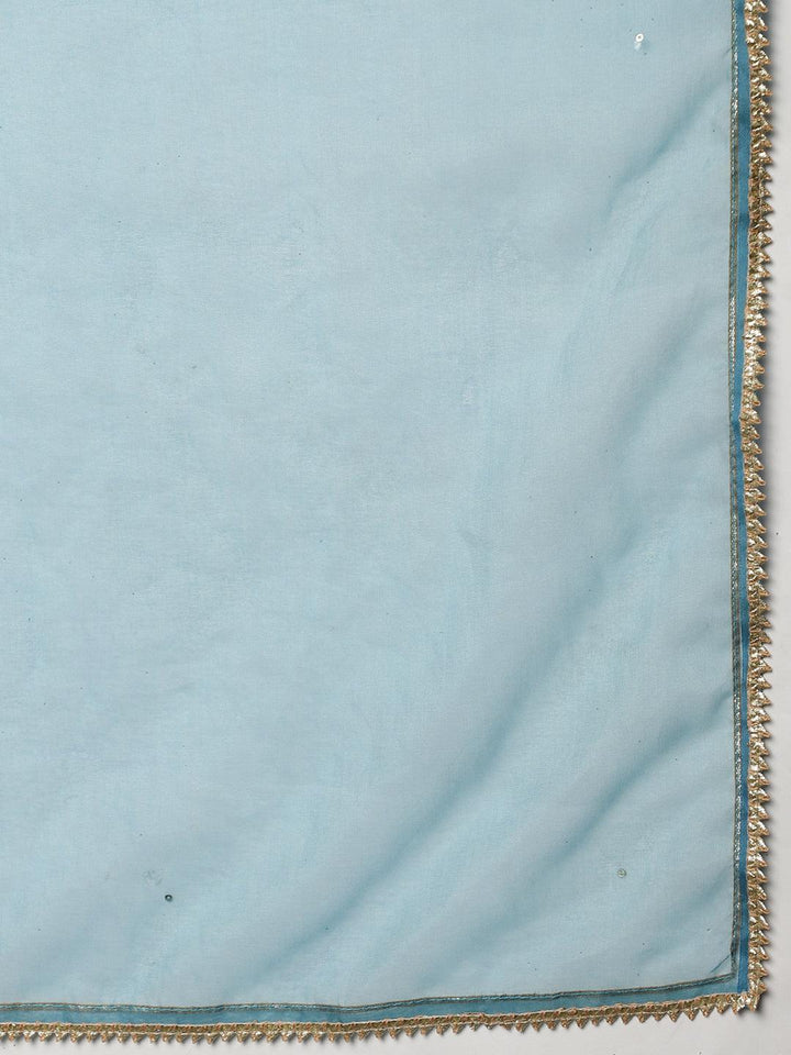 Teal-Blue-Muslin-Embroidery-3-Piece-Kurta-Set