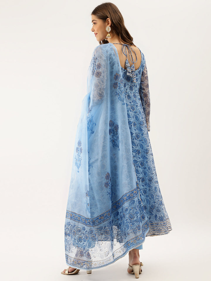 Sky-Blue-Organza-Floral-Printed-3-Piece-Anarkali-Set