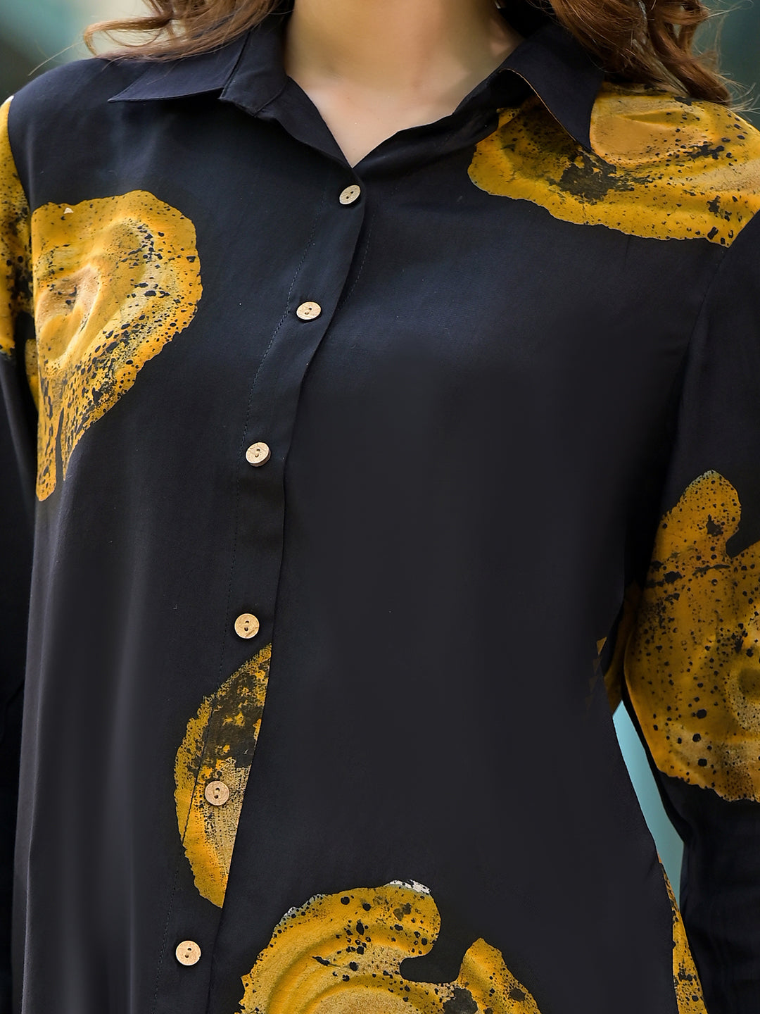 Black-Muslin-Hand-Block-Printed-Co-Ord-Set