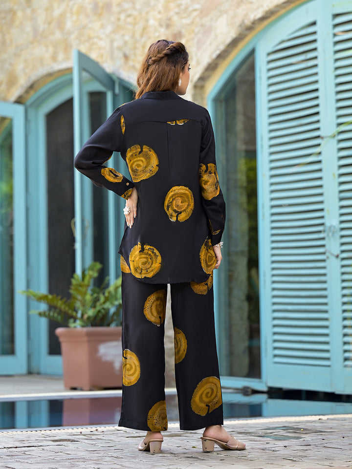 Black-Muslin-Hand-Block-Printed-Co-Ord-Set