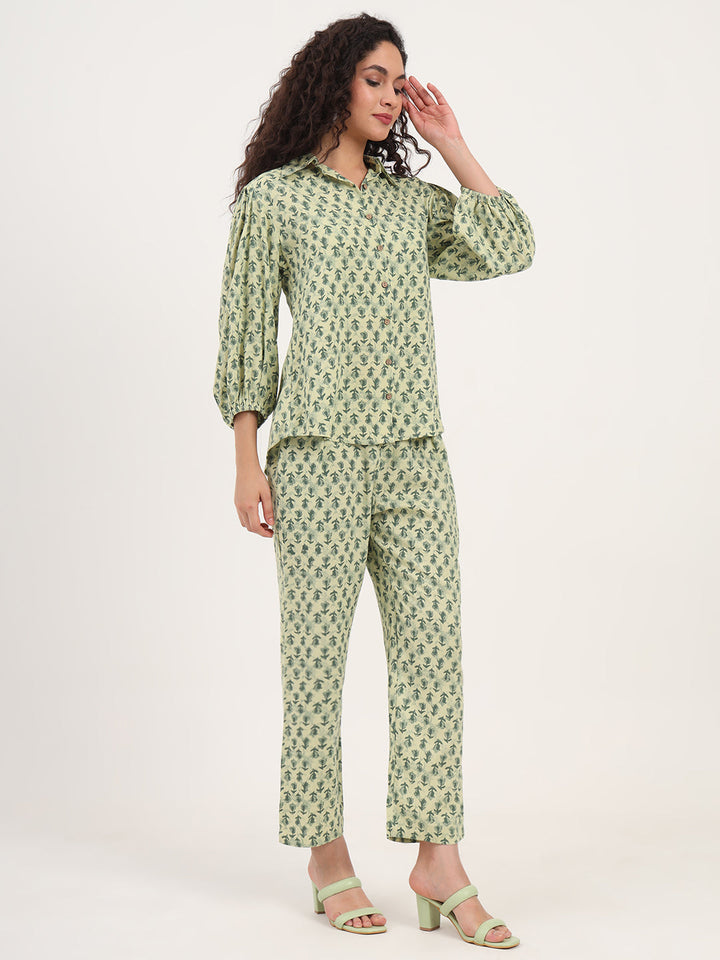 Green-Viscose-Rayon-Floral-Printed-3-Piece-Co-Ord-Set