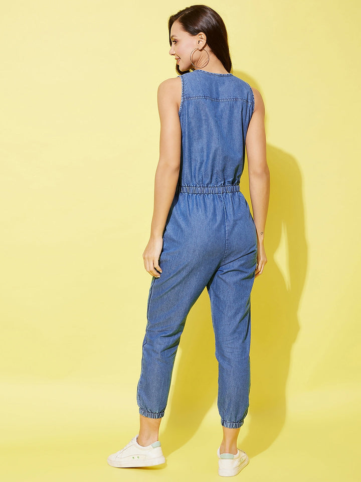 Dark-Blue-Denim-Jumpsuit-With-Neon-Lace-Insert