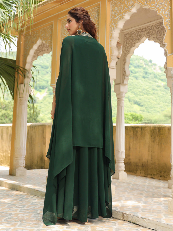 ZERESOUQ-Dark-Green-Georgette-Embroidered-Anarakali-Set