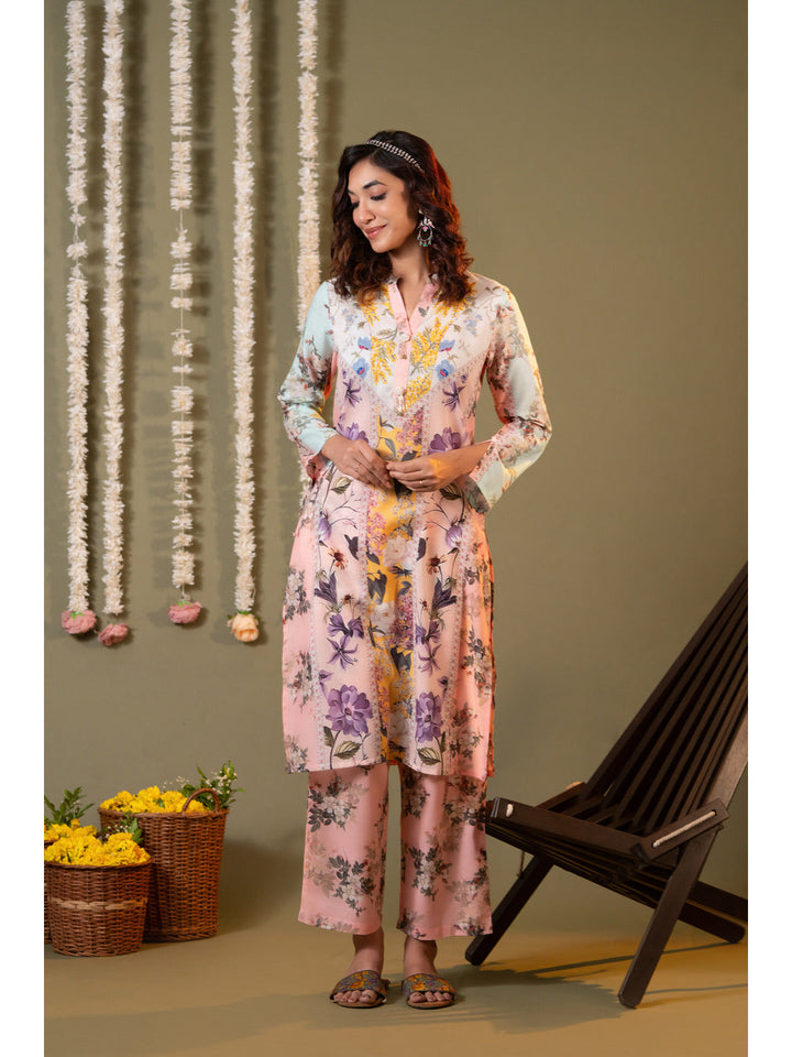 Multicolor-Cotton-Floral-Printed-2-Piece-Kurta-Set