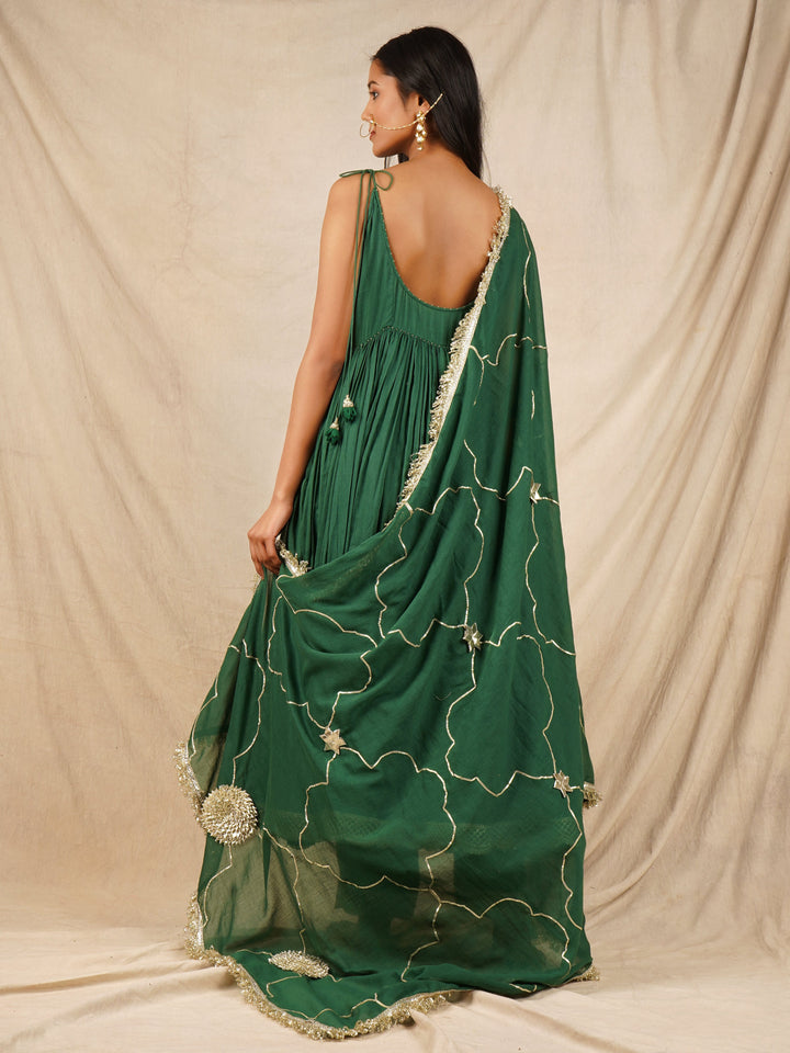 zeresouq-green-strappy-anarkali-suit-set