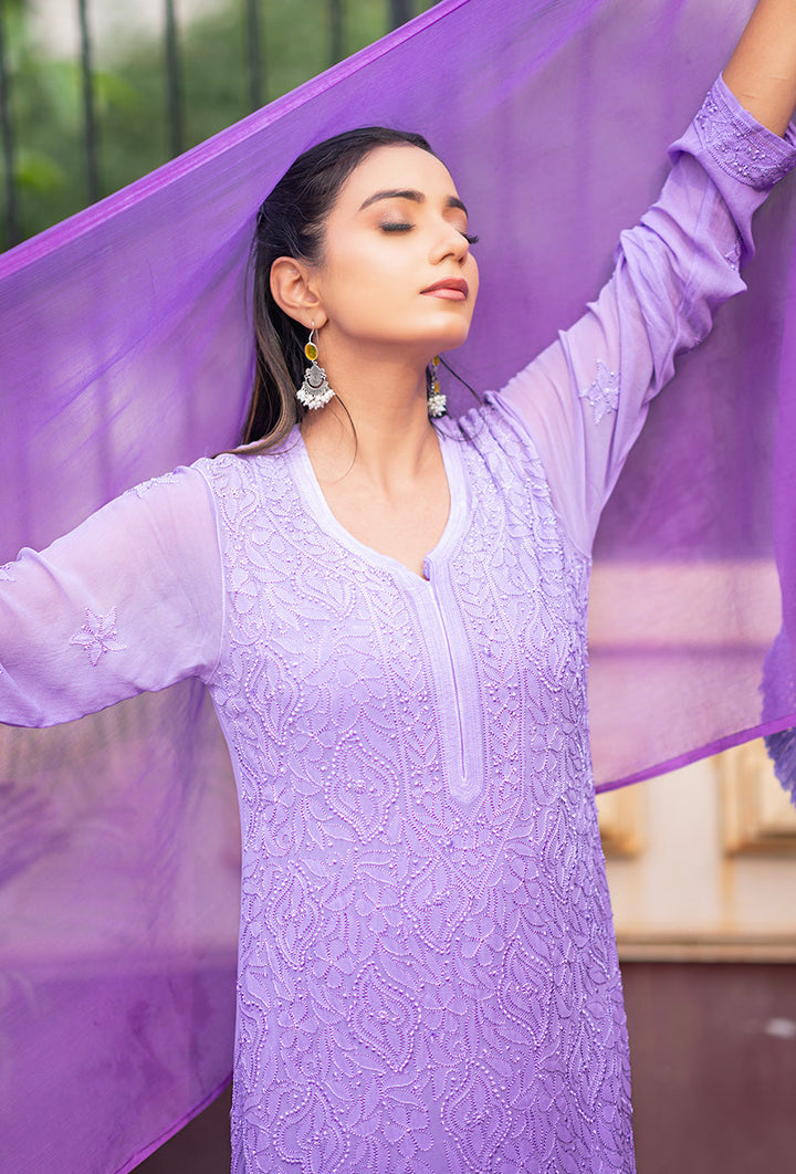 ZERESOUQ-Raina-Lavender-viscose-chikankari-3-Piece-Kurta-Set
