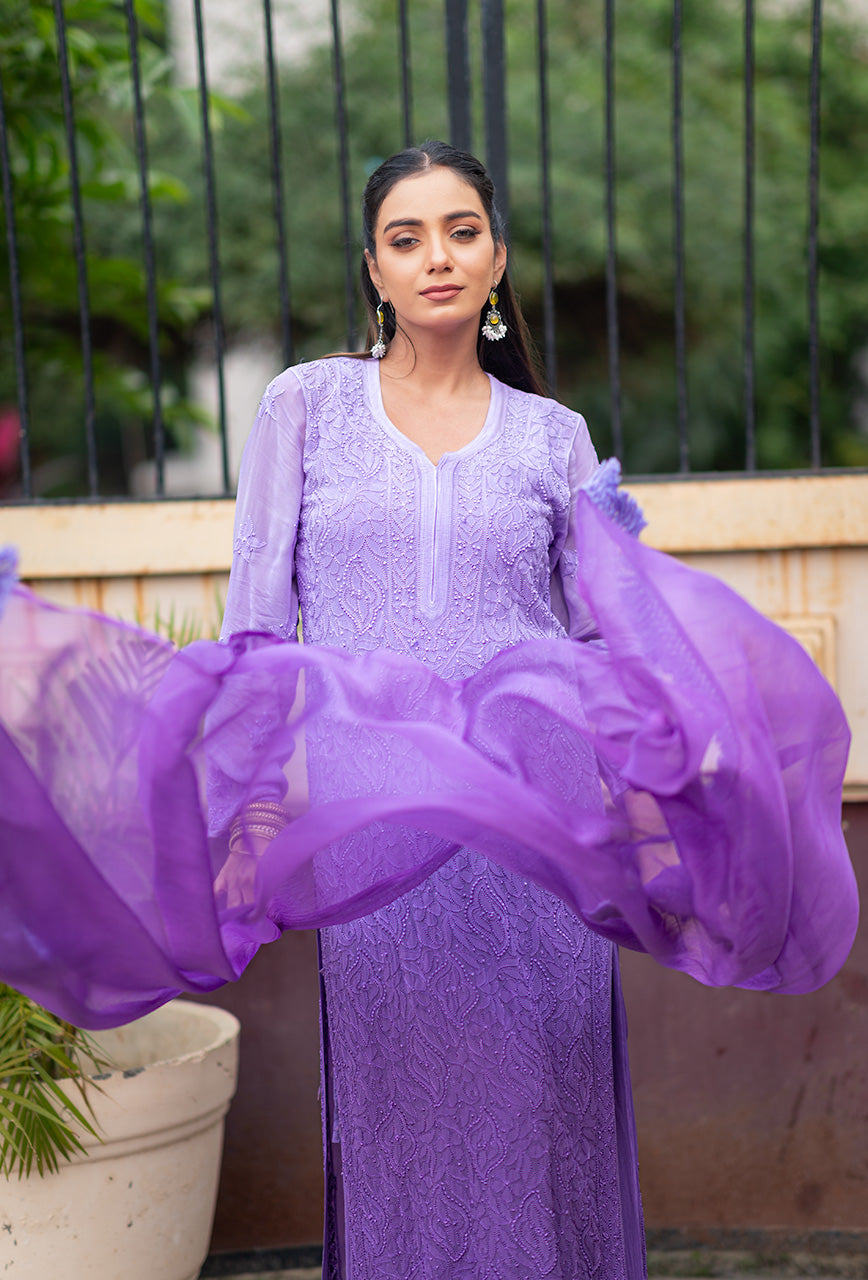 ZERESOUQ-Raina-Lavender-viscose-chikankari-3-Piece-Kurta-Set