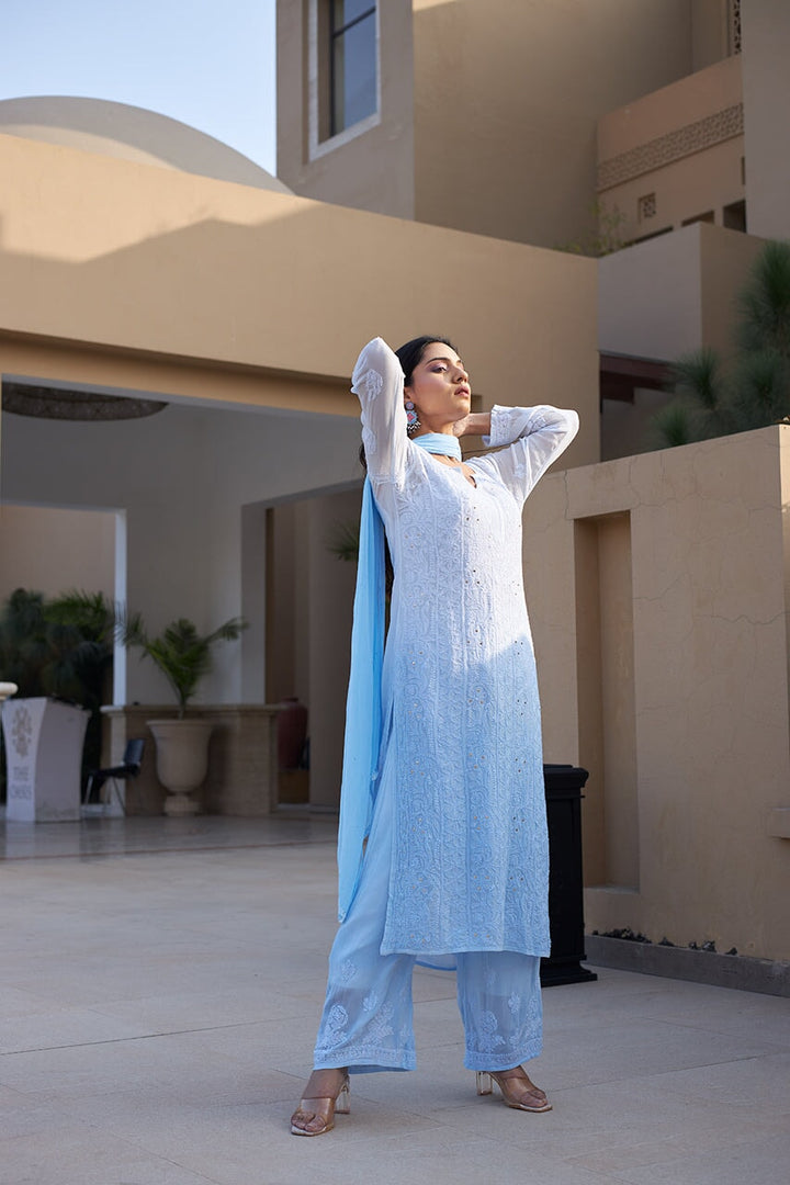 ZERESOUQ-Zuri-Blue-Georgette-kurta-&-palazzo-with-Dupatta-&-Inner