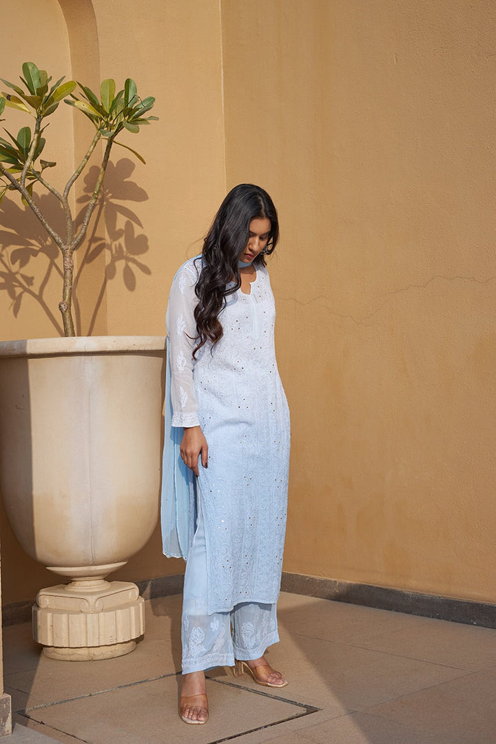 ZERESOUQ-Zuri-Blue-Georgette-kurta-&-palazzo-with-Dupatta-&-Inner