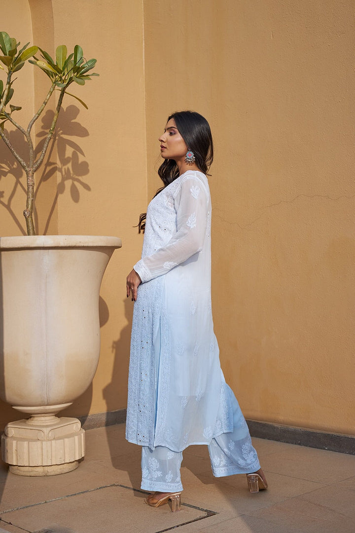 ZERESOUQ-Zuri-Blue-Georgette-kurta-&-palazzo-with-Dupatta-&-Inner
