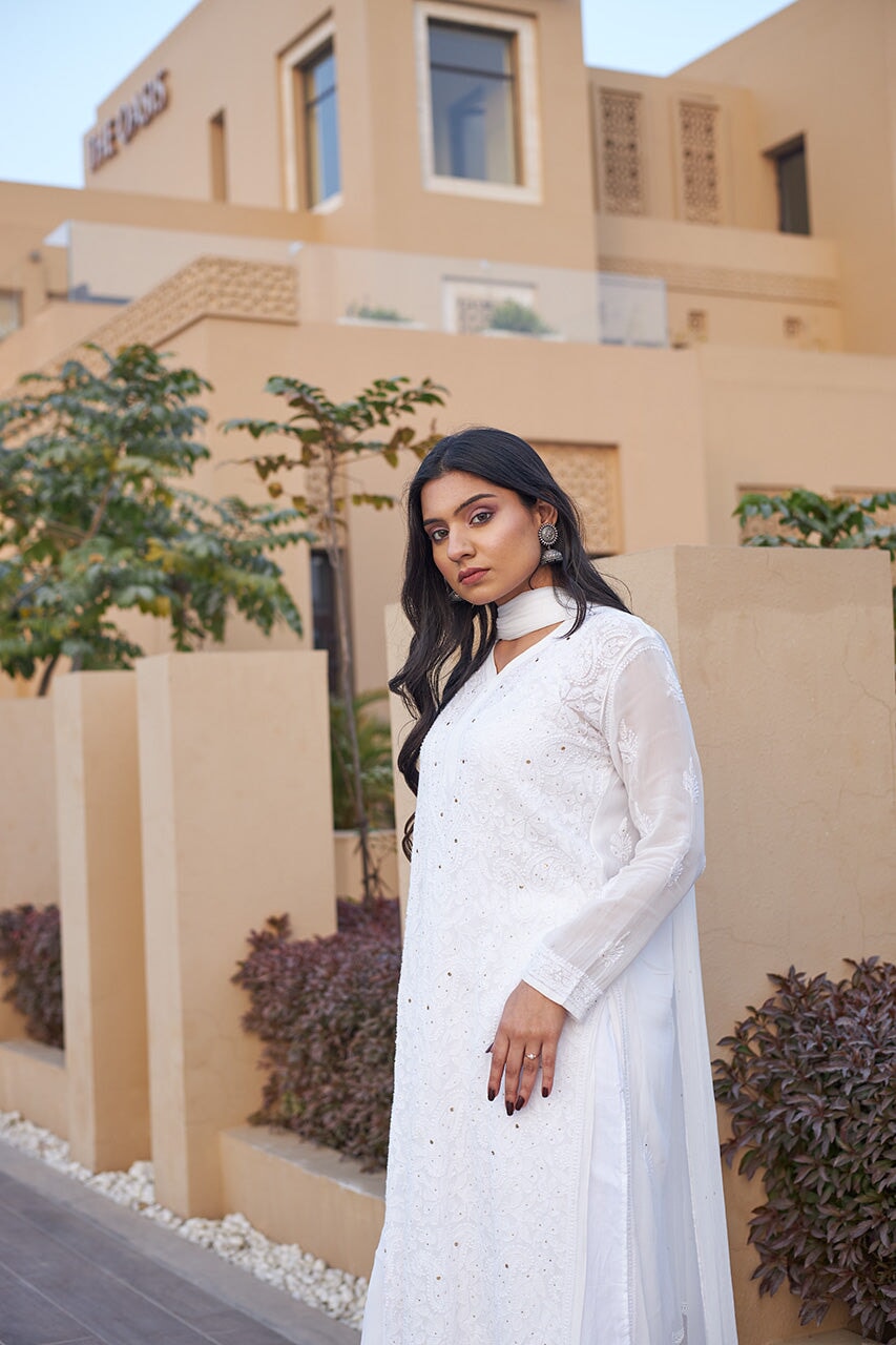 ZERESOUQ-Zuri-White-Georgette-kurta-&-Palazzo-With-Dupatta-&-Inner