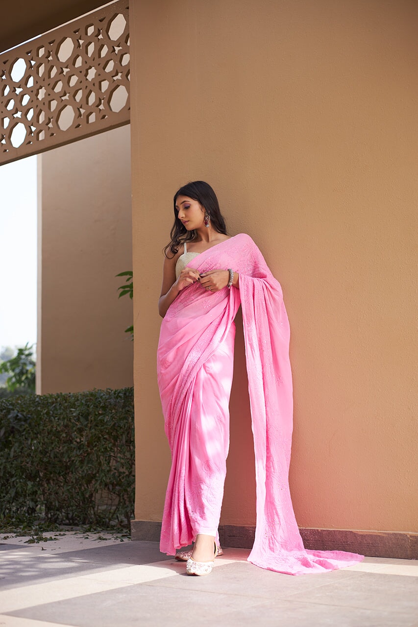 ZERESOUQ-Ishi-Baby-Pink-Pure-Georgette-Saree