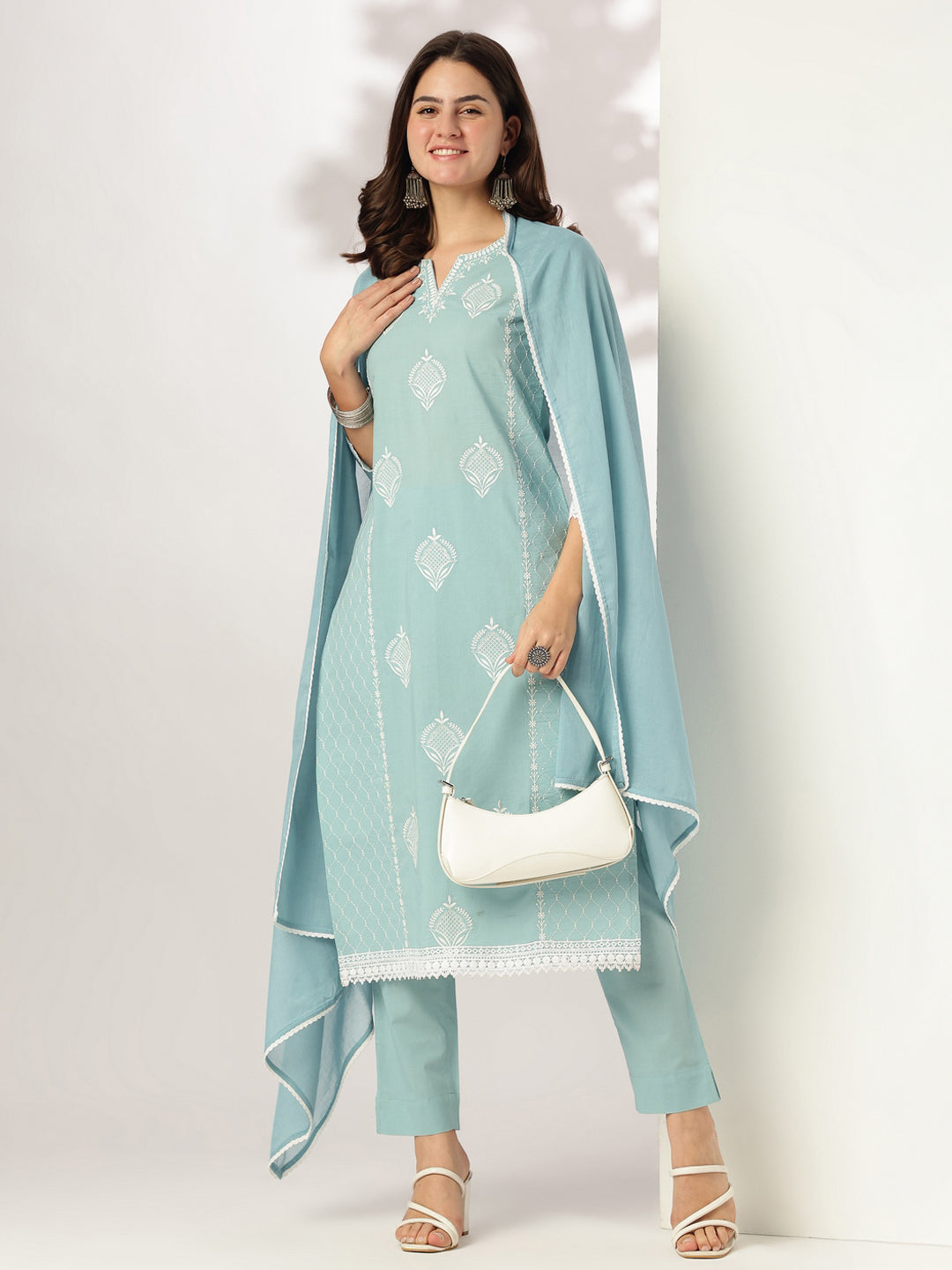 Light-Blue-Cotton-Straight-Embroidered-3-Piece-Kurta-Set
