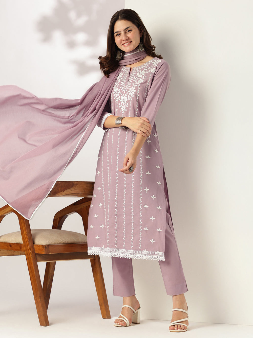 Purple-Cotton-Straight-Embroidered-3-Piece-Kurta-Set