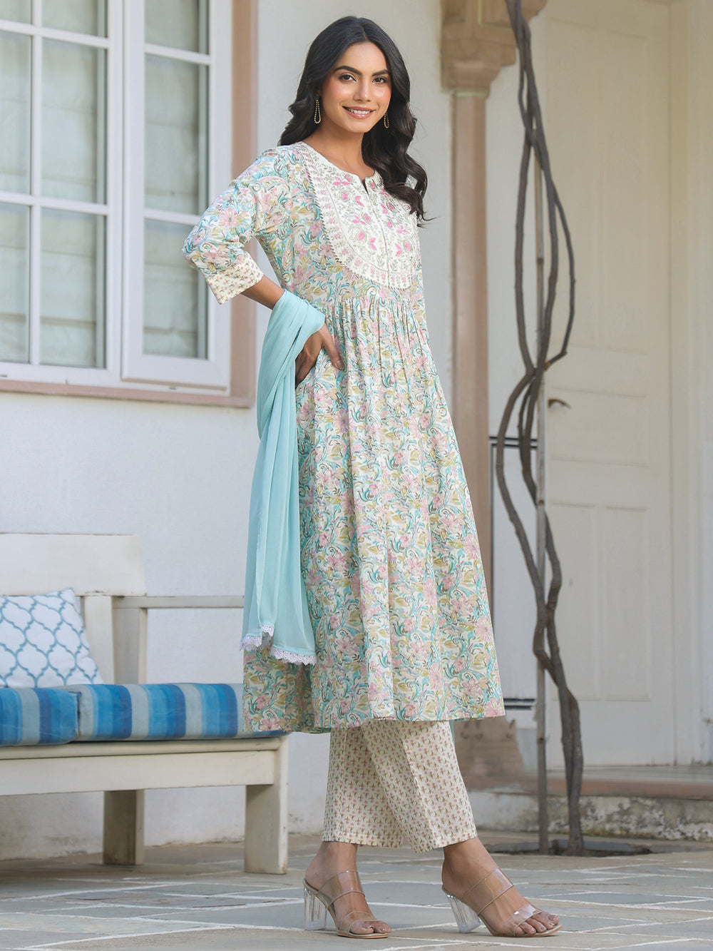 Off-White-Cotton-A-Line-Yoke-Embroidered-3-Piece-Kurta-Set