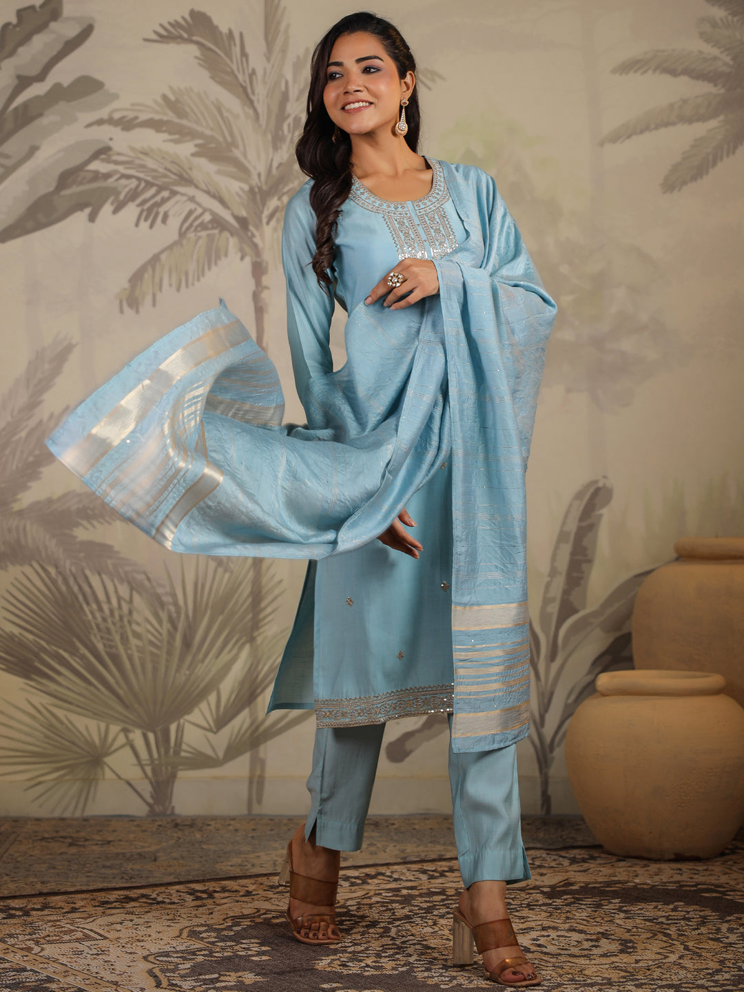 Light-Blue-Chanderi-Straight-Embroidered-3-Piece-Kurta-Set