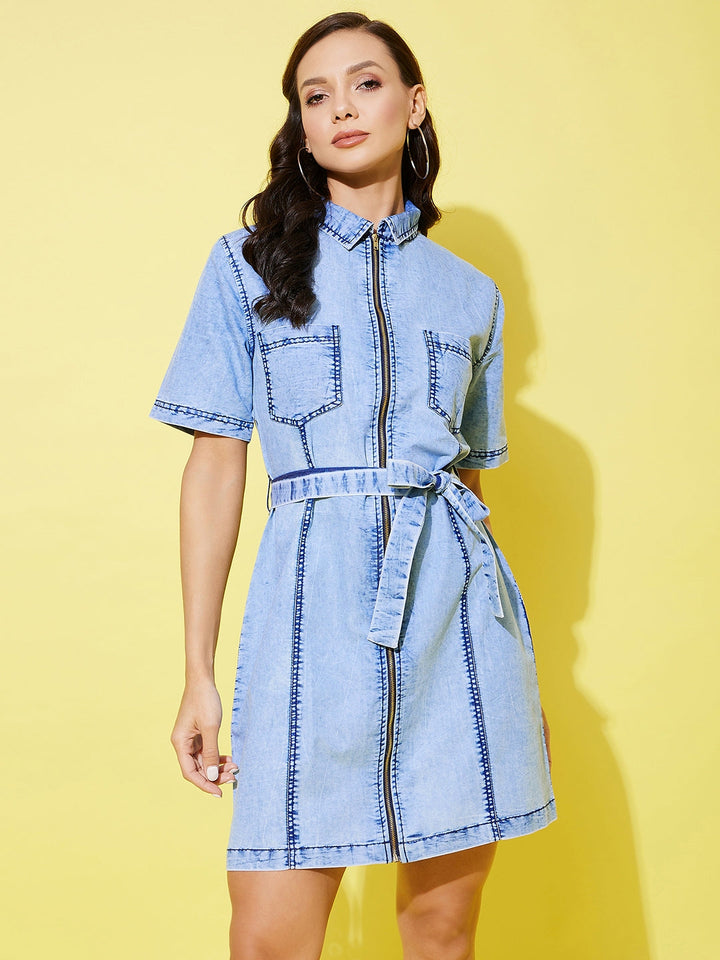 Light-Blue-Denim-Toned-Front-Zip-Dress