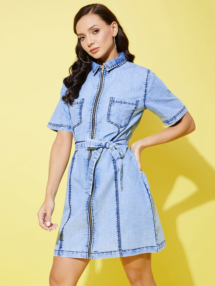 Light-Blue-Denim-Toned-Front-Zip-Dress