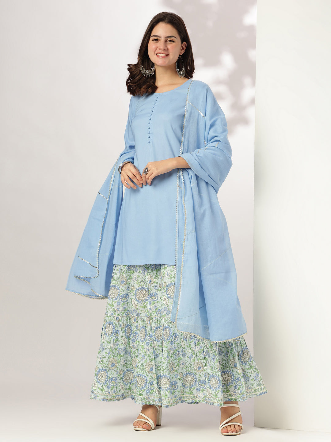 Light-Blue-Rayon-Straight-Solid-3-Piece-Sharara-Set