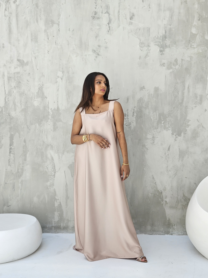 Light-Pink-Satin-Abaya-With-Sheila