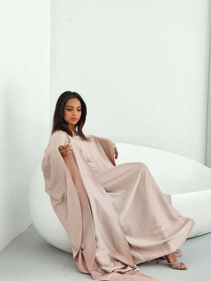 Light-Pink-Satin-Farasha-Abaya-With-Sheila