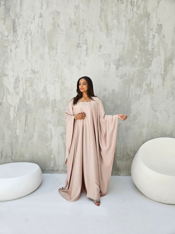 Light-Pink-Satin-Farasha-Abaya-With-Sheila