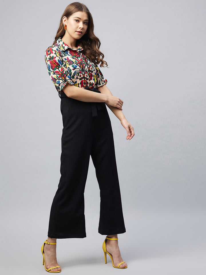 Multi-Color-Polyester-Block-Jumpsuit