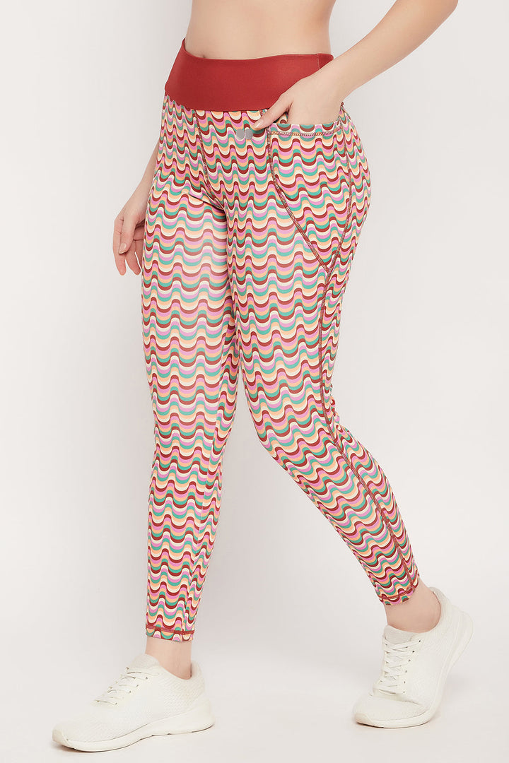 Multicolor-Poly-Spandex-Printed-Tightswith-Side-Pockets