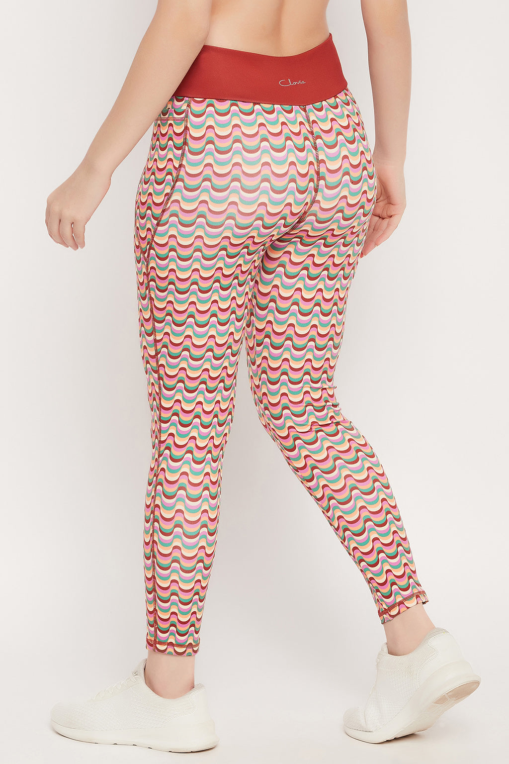 Multicolor-Poly-Spandex-Printed-Tightswith-Side-Pockets