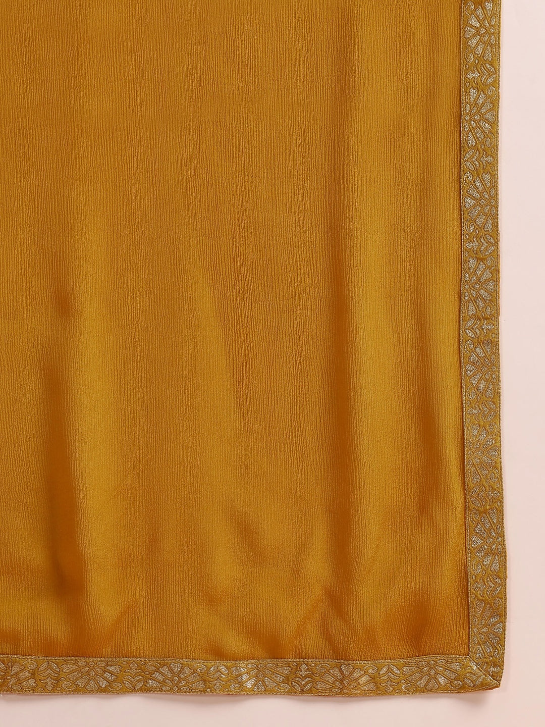 ZERESOUQ-Mustard-Silk-Blend-Abstract-Woven-Design-3-Piece-Kurta-Set