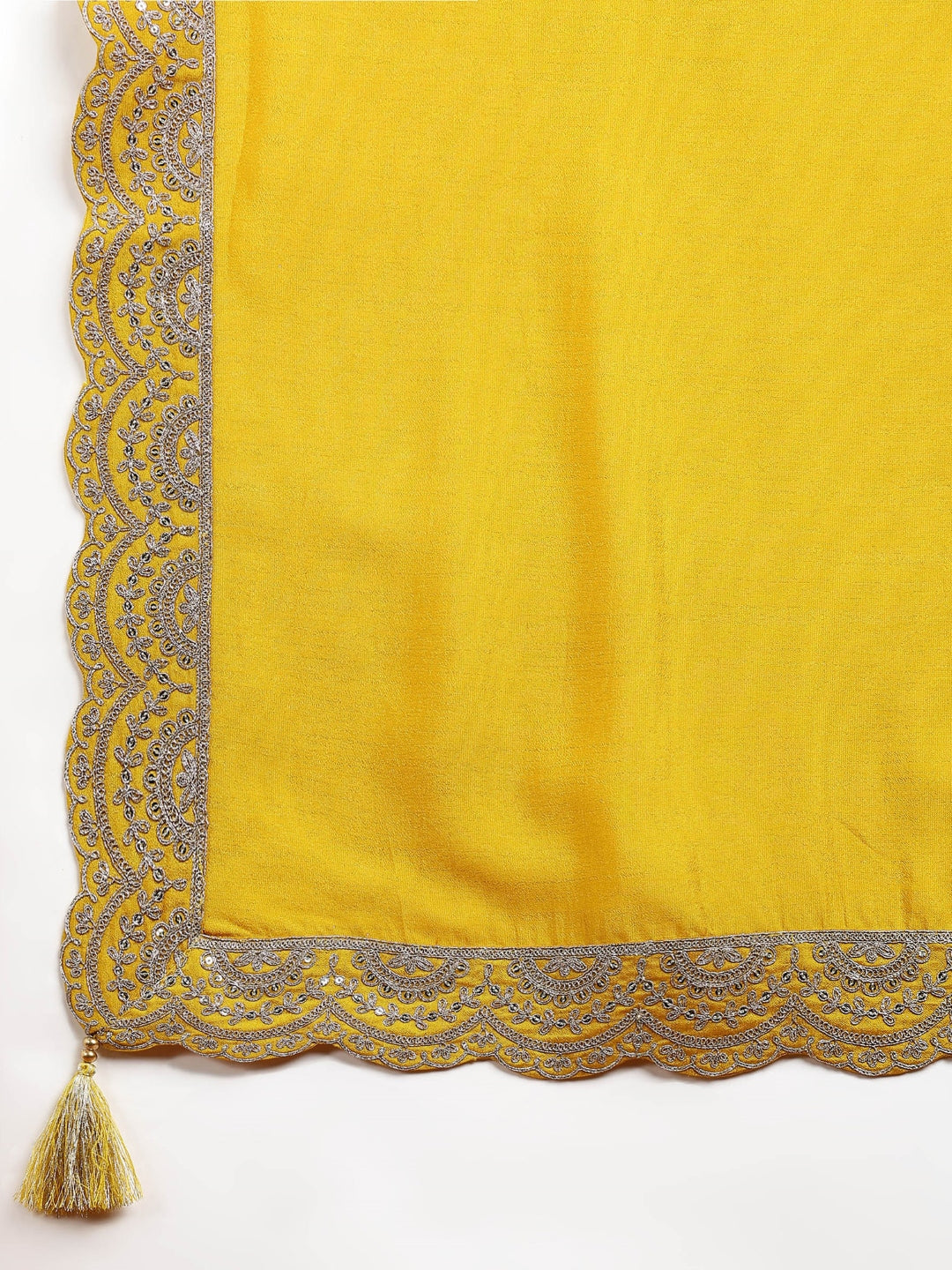 ZERESOUQ-Mustard-Silk-Blend-Embroidered-Anarkali-Gown-with-Dupatta