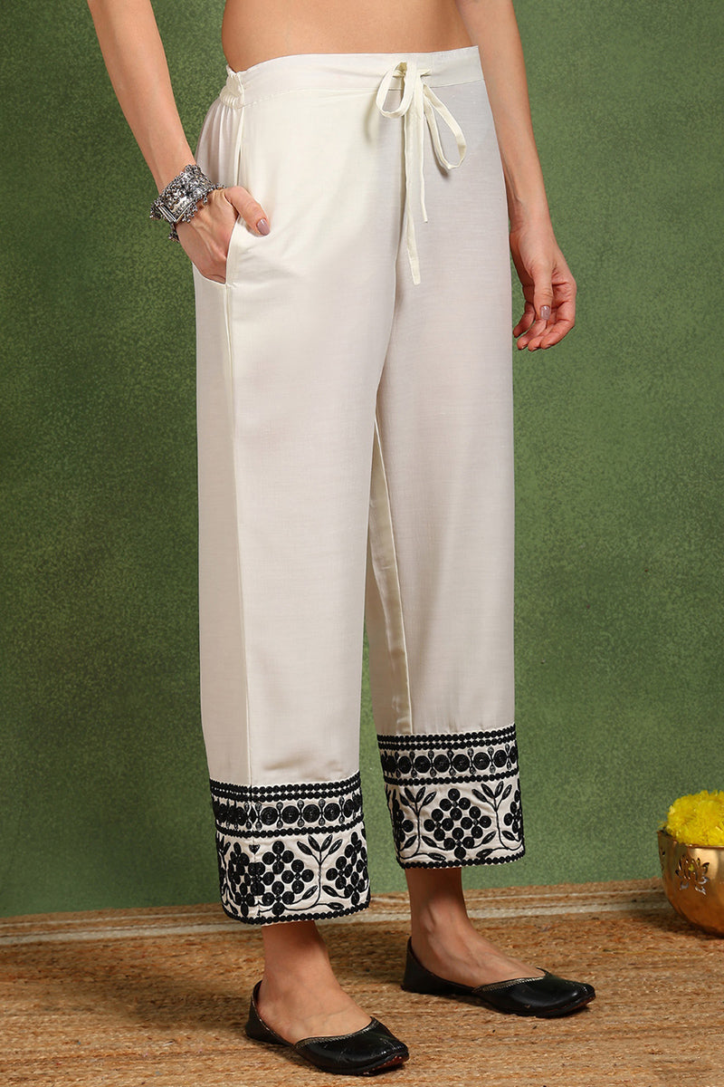 White-Silk-Blend-Solid-Embroidered-3-Piece-Anarkali-Set