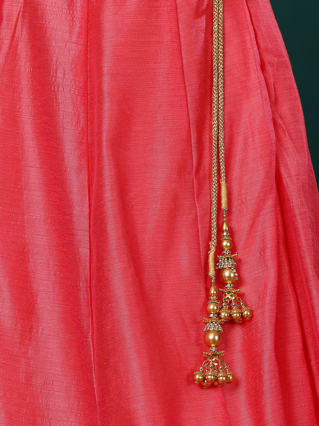 Pink-Cotton-Chanderi-Lehenga-With-Embroidered-Dupatta