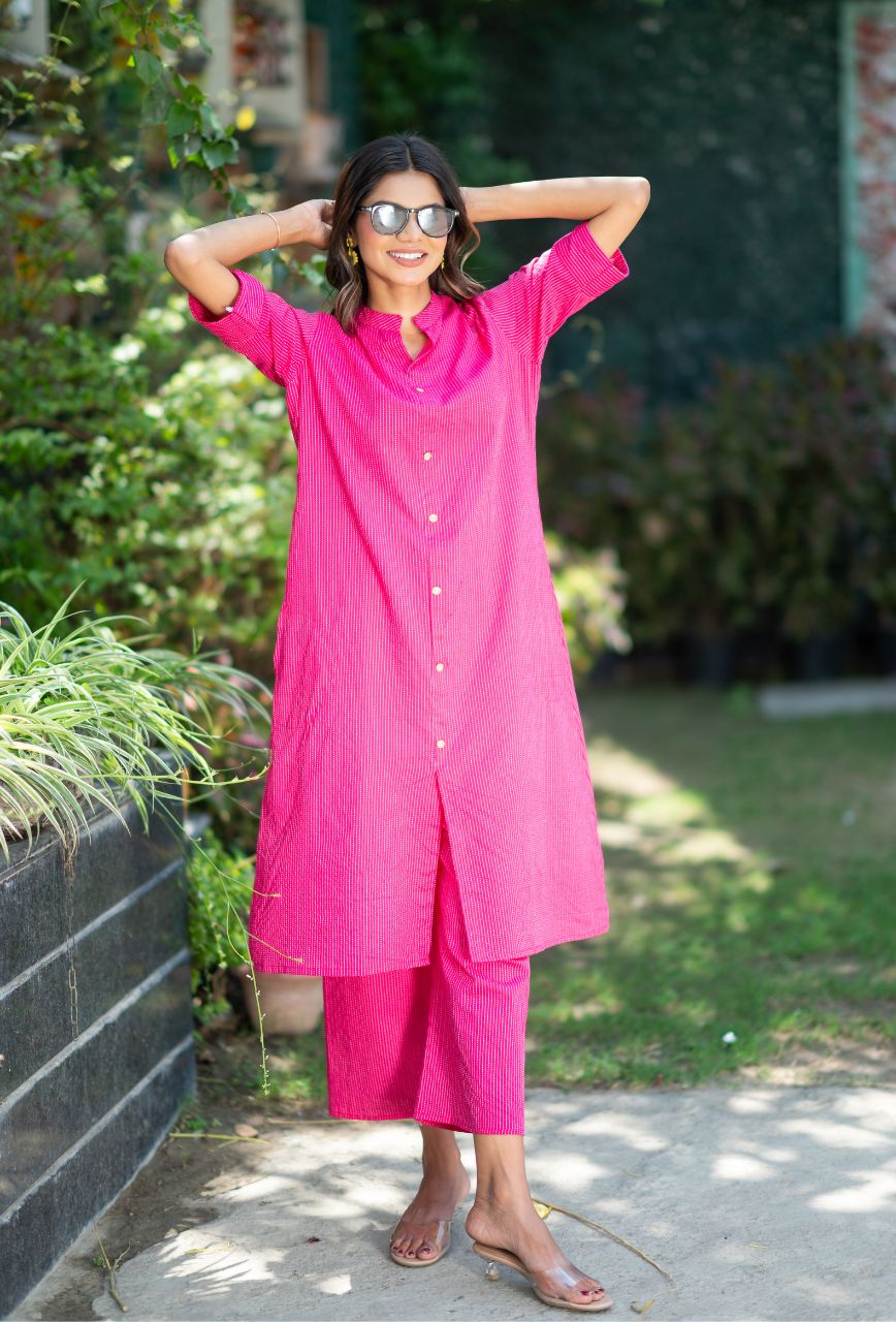 Pink-Pure-Cotton-Poppy-Kantha-2-Piece-Kurta-Set