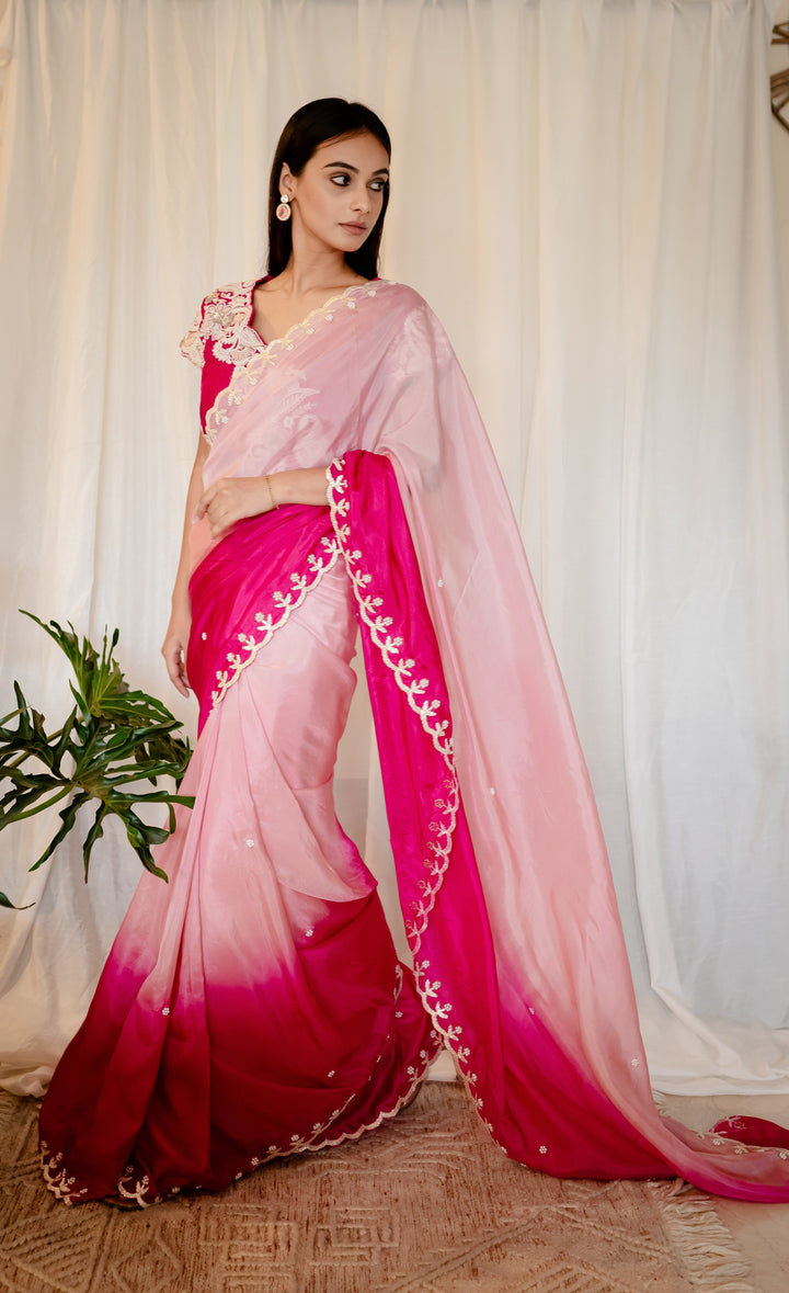 Pink-Ombre-Silk-Zardozi-Work-Saree