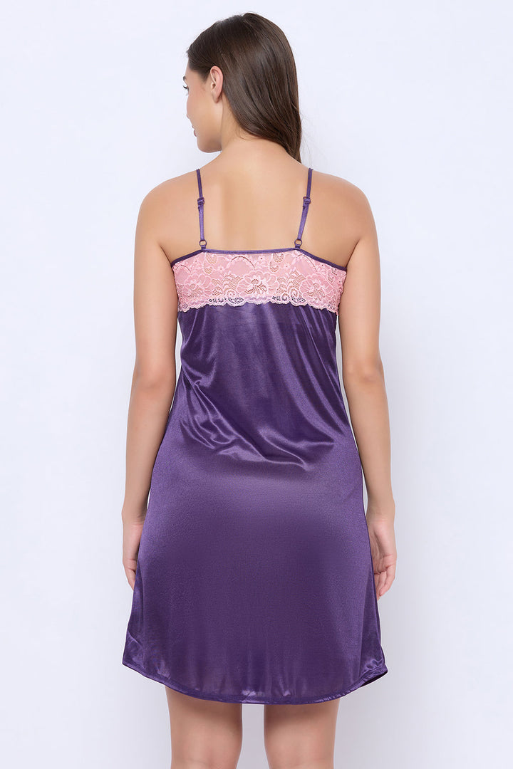 Purple-Satin-7-Pcs-Nightwear-Set