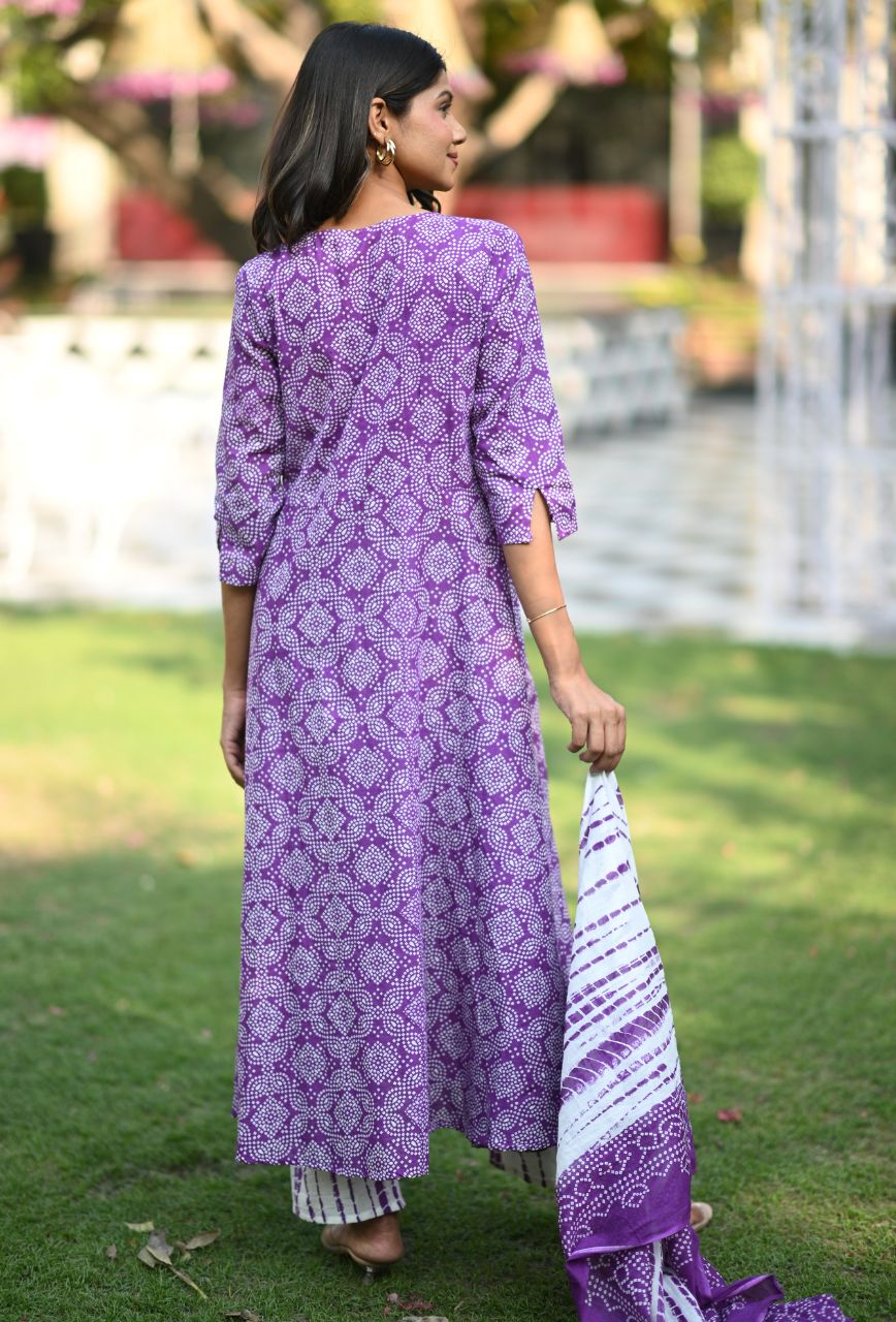 Purple-Pure-Cotton-Jamun-3-Piece-Kurta-Set