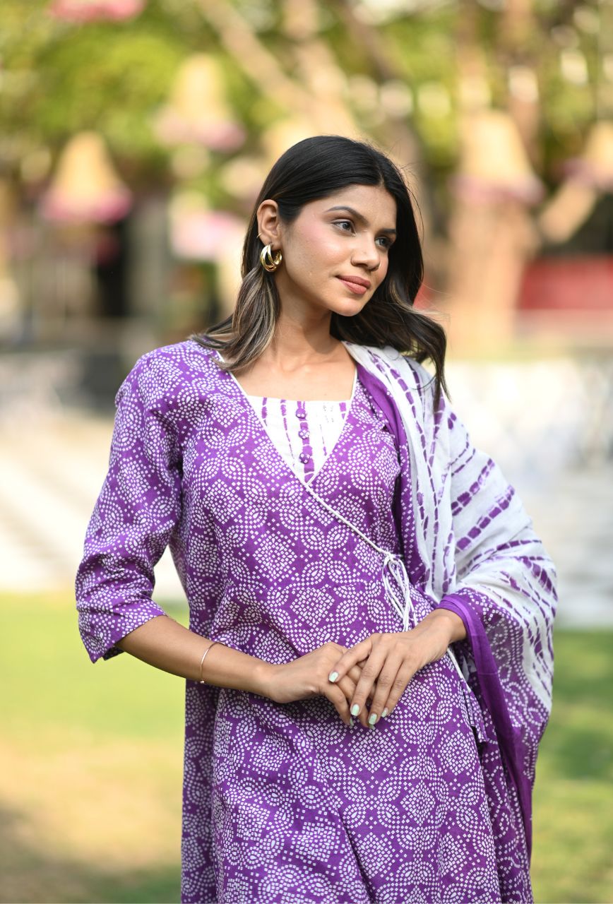 Purple-Pure-Cotton-Jamun-3-Piece-Kurta-Set