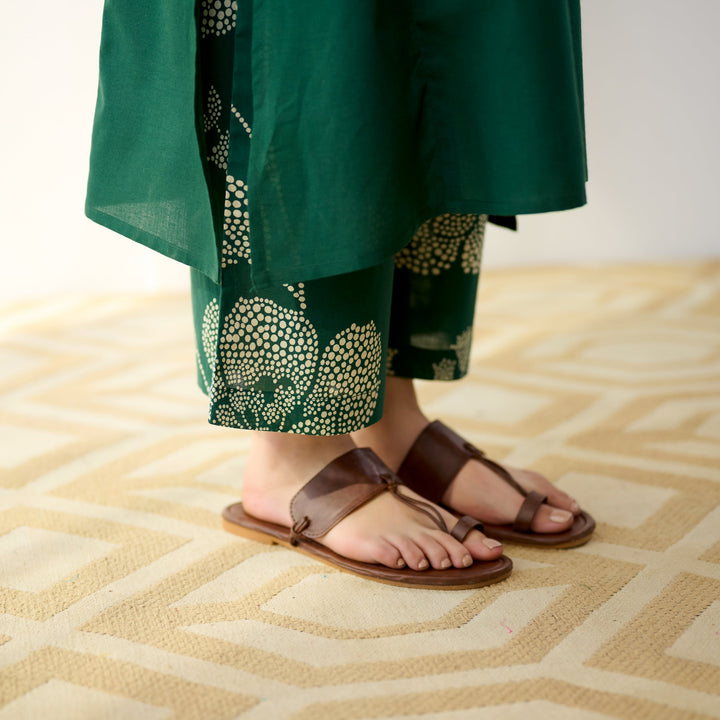 Green-Cotton-Meadow-Patchwork-Emerald-2-Piece-Kurta-Set