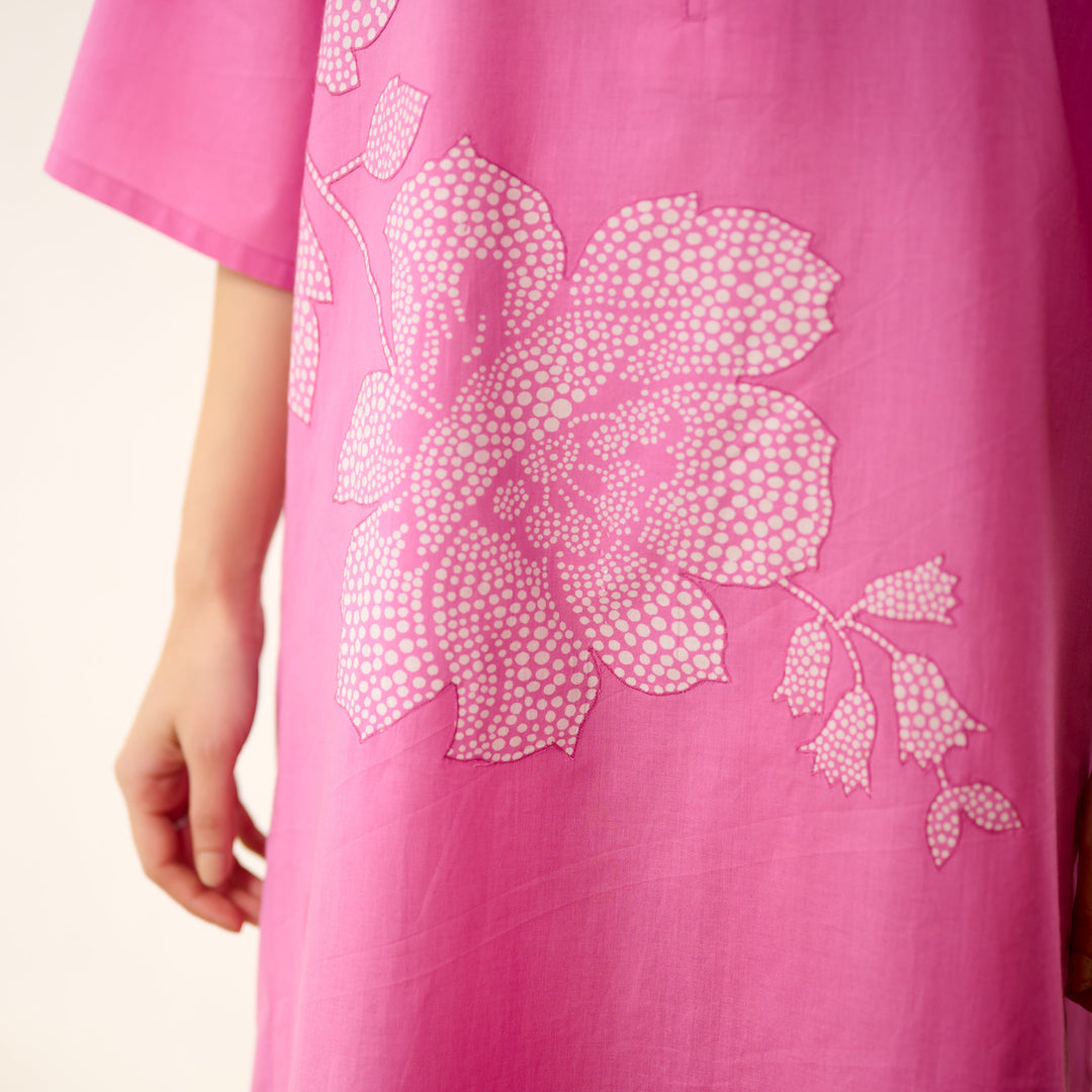 Pink-Cotton-Meadow-Patchwork-2-Piece-Kurta-Set