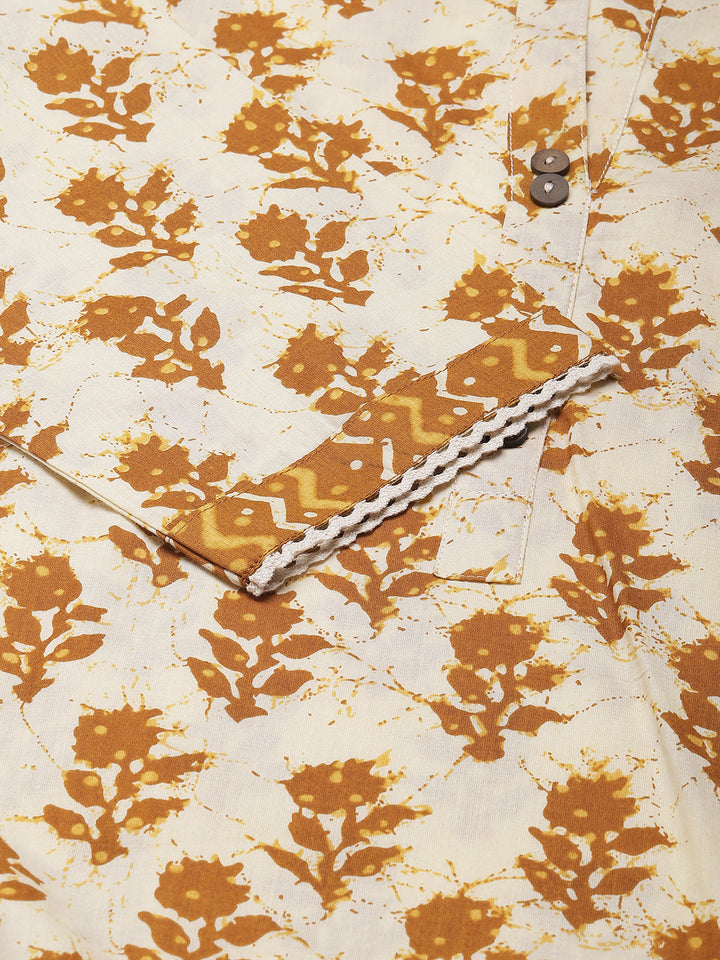 Yellow-Cotton-Straight-3-Piece-Kurta-Set