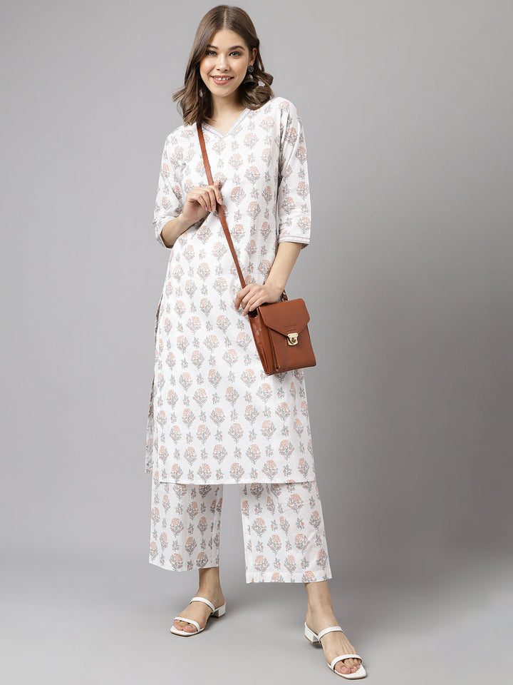 White-Cotton-A-Line-2-Piece-Kurta-Set
