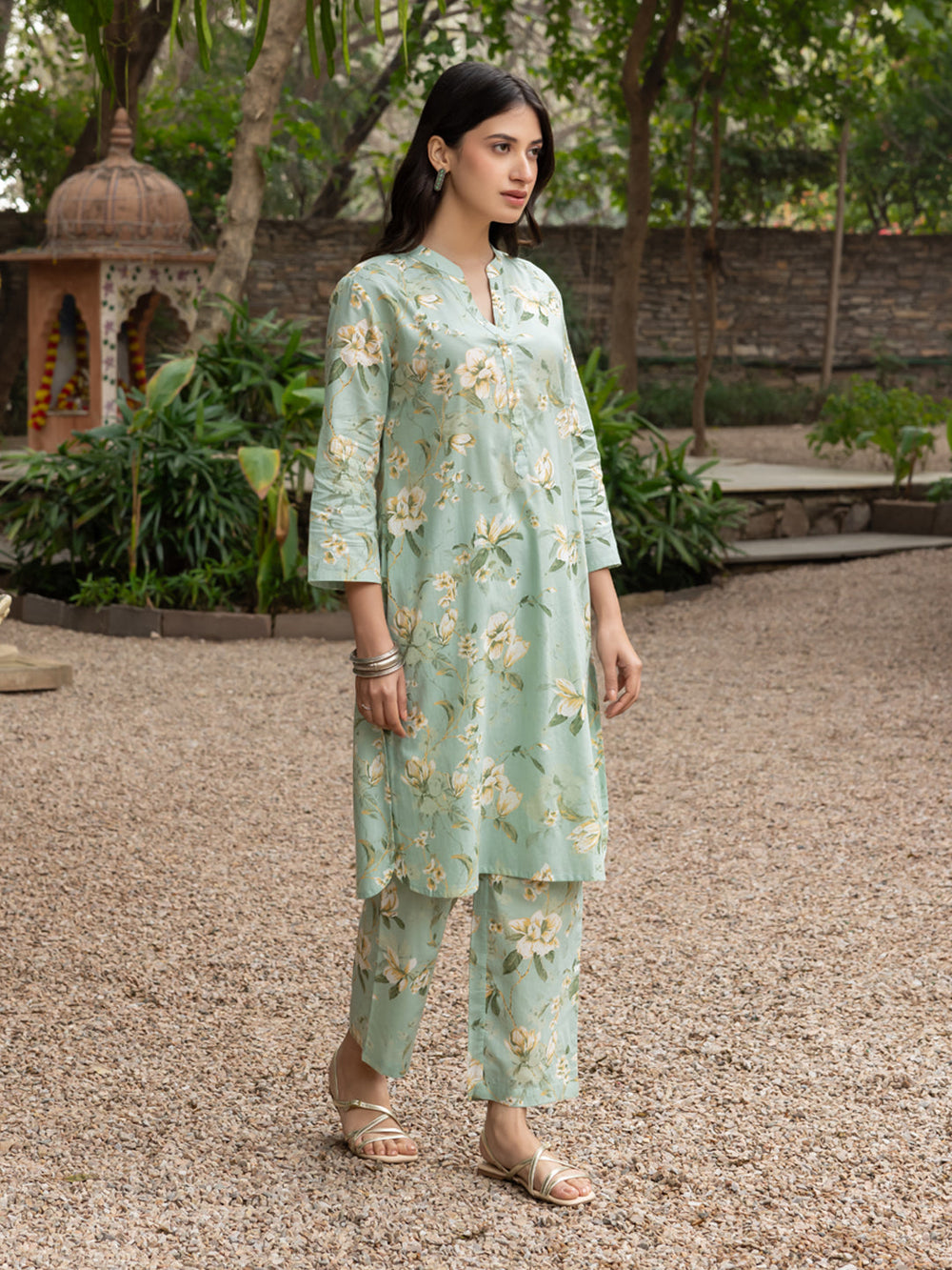 Pista-Green-Cotton-Printed-Co-Ord-Set