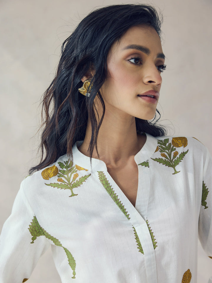 Off-White-Cotton-Floral-Printed-Straight-2-Piece-Kurta-Set